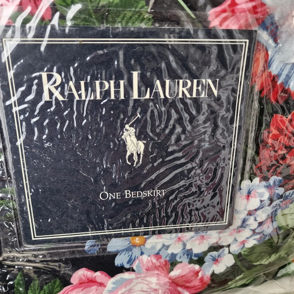 New Rare Ralph Lauren Isadora Black Floral Twin 3PC Set